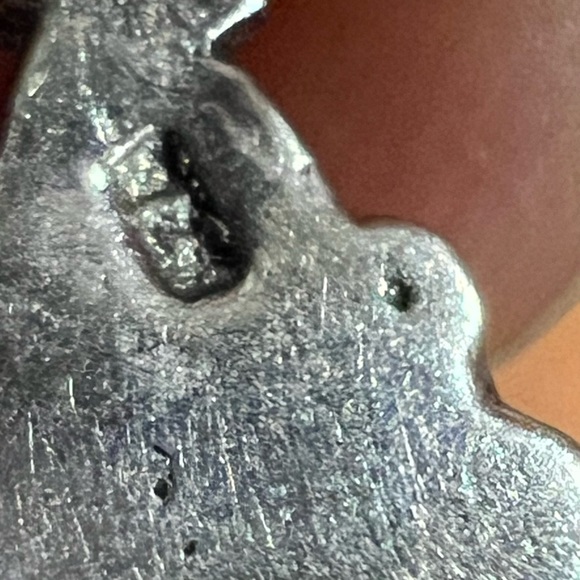 Henning Vagner HVP Sterling Silver Black Onyx Earrings 925 Scandinavian filigree - Picture 6 of 6